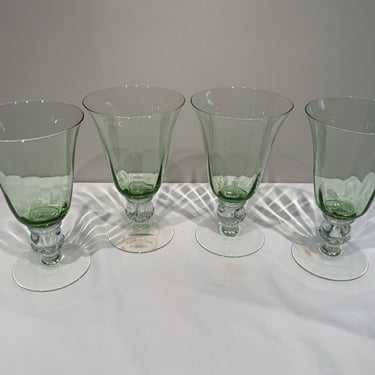 4 Amber Water Goblet/Cocktail Blown Glasses with Acorn | People Will Stare  Decor - Philadelphia, PA | ATTIC