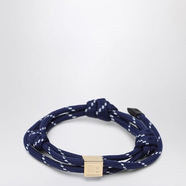 Miu Miu Baltic Rope And Nylon Bracelet Women