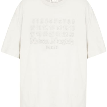 Maison Margiela Men Logo Cotton T-Shirt