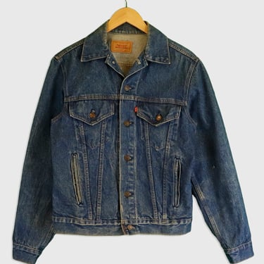 Vintage Levi Brand Denim Jean Long Sleeve Jacket Sz S