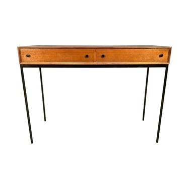 Vintage Danish Mid Century Modern Walnut Entry Way Console by Poul Norreklit 