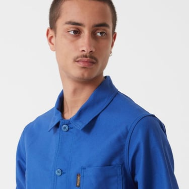 Le Laboureur Cotton Work Jacket - Bugatti Blue