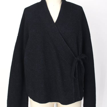 Toast Waffle Knit Wrap Cardigan