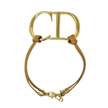 Dior Jumbo Logo Leather Bracelet