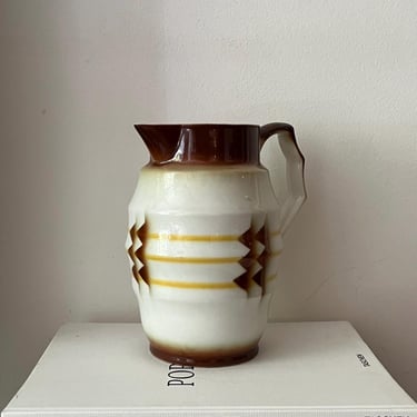 Art Deco / Vienna Bauhaus Ceramic Carafe / Antique Art Deco Vase / Cruet / Bauhaus Ceramic / Art Deco Ceramic / Geometric 