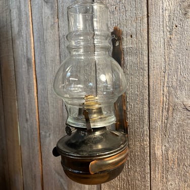 Vintage Oil Lantern Sconce 4.5 x 10.5