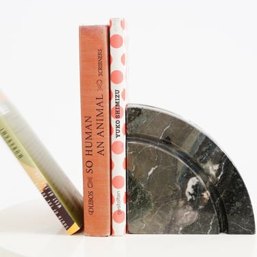 Rounded Marble Bookend 