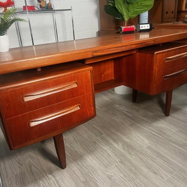 Mid Century Modern Teak G Plan Fresco Desk / Vanity 