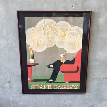 Vintage Grand Paisy Framed Poster