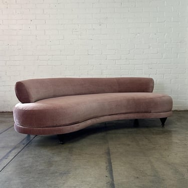 Vintage Sofa in Muave Chenille 