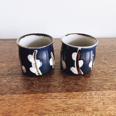 Vintage Japanese Otagiri Ceramic Sake Cups Set 