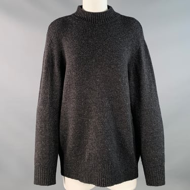 JENNI KAYNE Size XS Grey Cotton Blend Crew Neck Sweater