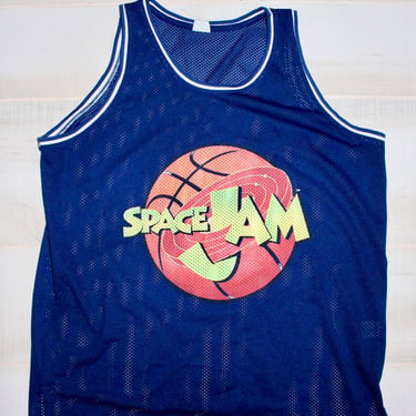 Vintage 90s Space Jam Jersey, Basketball Jersey, Looney Tunes, 1990s, Michael Jordan 