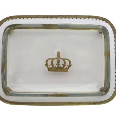 Glass Crown Tray