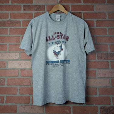 Vintage 2001 NHL All-Star Zamboni Driver ORIGINAL Sports Tee - Large 