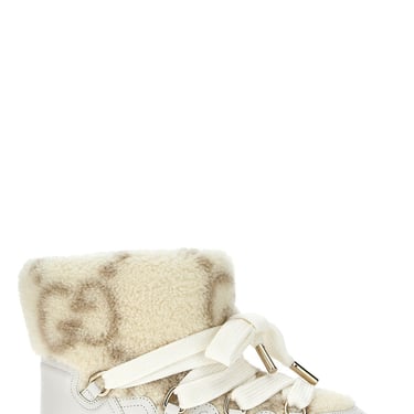 Gucci Women 'Gg' Teddy Ankle Boots