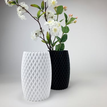 RHEA Origami Decorative Vase (STYLE 02 - Diamonds) - Designed and Crafted by Honey & Ivy Studio in Portland, Oregon 