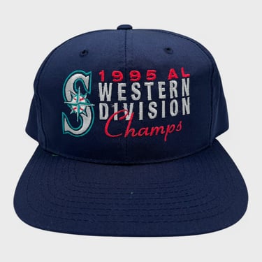 Vintage Seattle Mariners 1995 AL Western Division Champs Snapback Hat