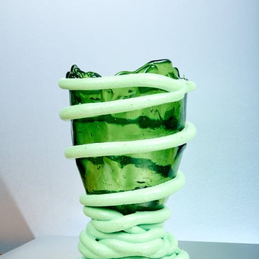 Pompitu Vase in Green
