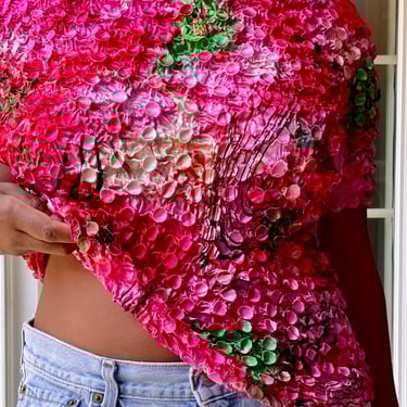 Vintage 90s Colorful Texture Top