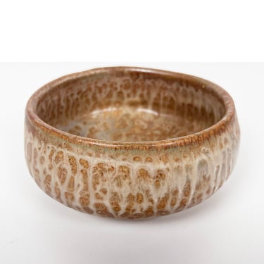 Vintage Ceramic Lava Glaze Stoneware Bowl 
