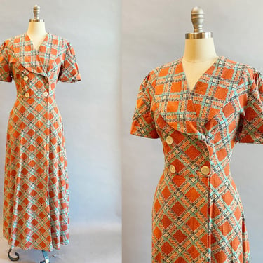1940s House Dress / 