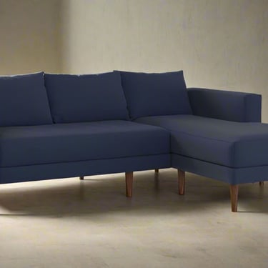 Sabai The Essential Midnight Blue Sectional Chaise Sofa Couch FFW258-393