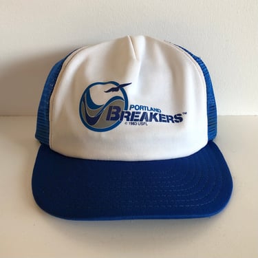 1983 Portland Breakers Blue USFL Trucker Hat