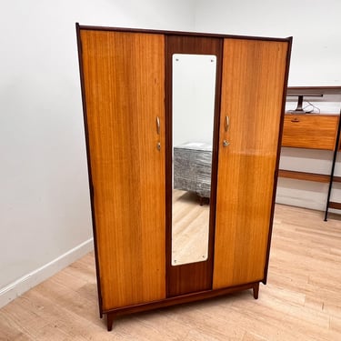 Mid Century Triple Armoire 