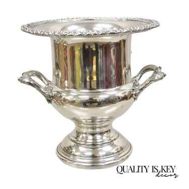 Vintage Eton Silver Plated Twin Handle Trophy Cup Champagne Chiller Ice Bucket