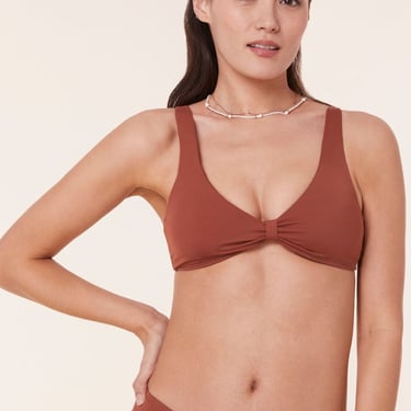 Andie Swim The Amor Eco Nylon Bikini Top - Sequoia