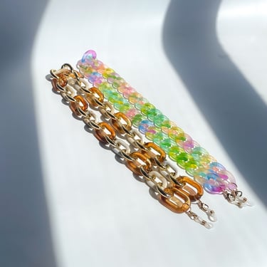Acrylic Chain Link Sunglass Straps