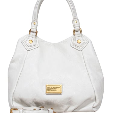 Marc by Marc Jacobs – White &amp; Gold Satchel