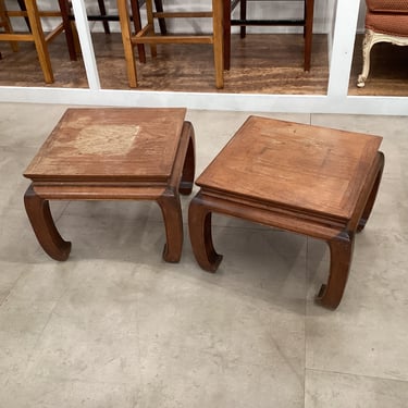 Ming Style Accent Table Pair