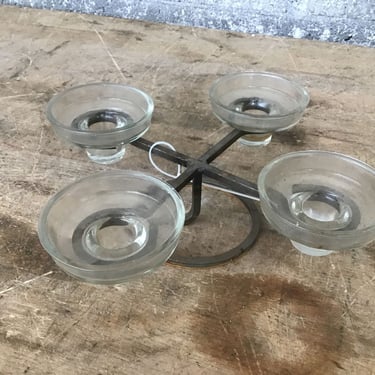 Steel + Glass Candelabra (Seattle)