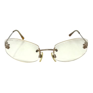 Chanel Clear Logo Mini Rimless Sunglasses