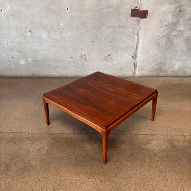 Lane Rhythm Walnut Square Coffee Table