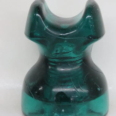 Antique Glass Insulator Mickey Mouse Ears 3899B