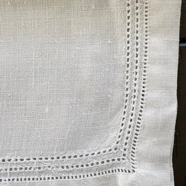 Table runner 48x13” vintage linen 