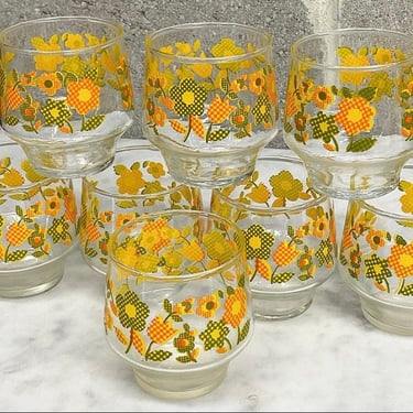 Vintage Hazelware Drinking Glasses Retro 1960s Mid Century | Retrospect  Vintage - Philadelphia, PA | ATTIC
