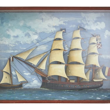 Vintage Ship Diorama