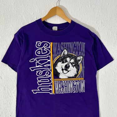 Vintage UW Huskies Supershirts Purple T-Shirt Sz. L