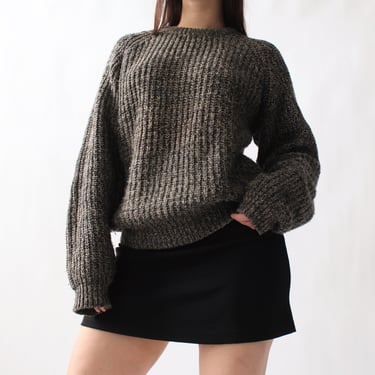 Vintage Speckled Wool Blend Sweater