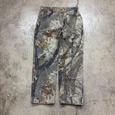 Vintage Wrangler Realtree Hardwoods Camo Jeans 30”x28.5” 