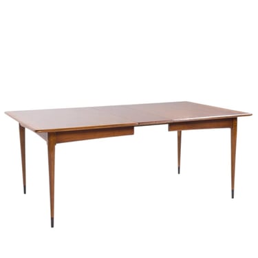 Lane Acclaim Mid Century Walnut Dining Table with 1 Leaf - mcm 