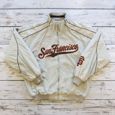 Vintage San Francisco Giants Dugout Jacket by Majestic Authentic Size XL