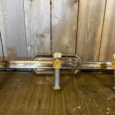 Vintage 3 Bulb Brass Vanity Light