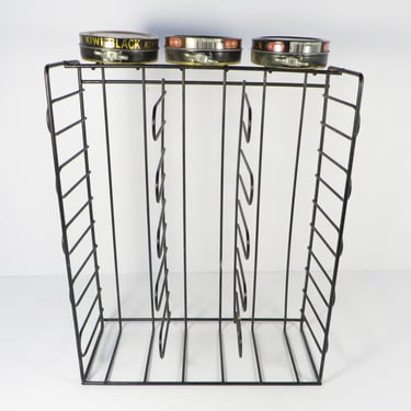 Vintage Kiwi Shoe Shine Polish Retail Store Display Rack 