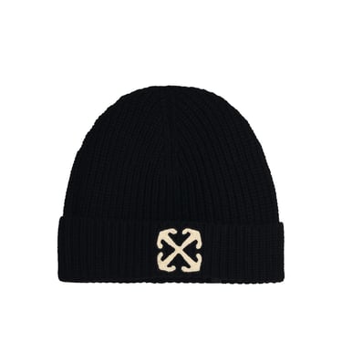 Off-White 'Arrow' Black Wool Beanie Man