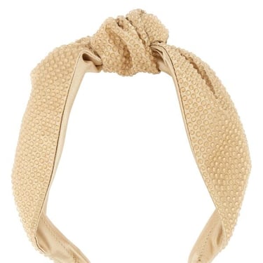 Miu Miu Women Embellished Satin Headband